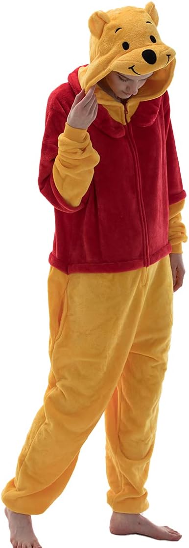COSUSKET Unisex Flannel Animal Onesie Pajamas