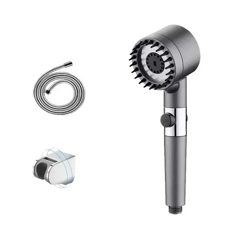 High Pressure Shower Head 3-Modes Adjustable Water Saving Bathroom Handheld