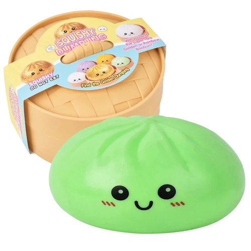 25cm Giant Dumpling Squishy Toy Smile Face Steamed Bun Stress Relief Fidget USA