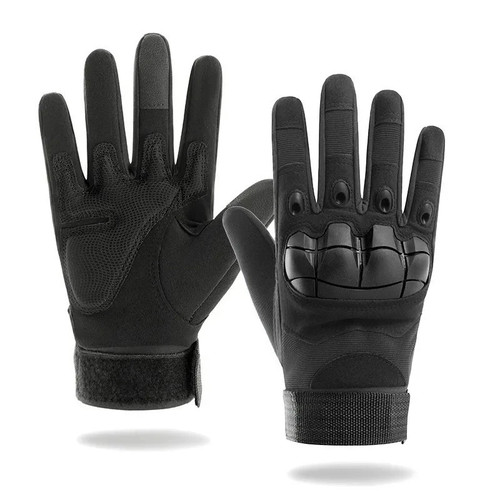 Tactical Full Finger Gloves Hard Knuckle Waterproof Motorcycle Hiking Cycling