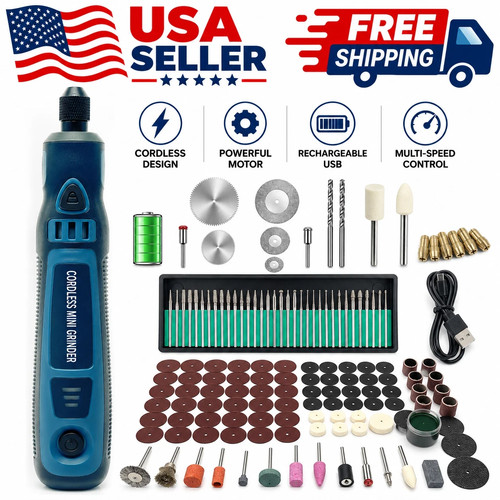 USB Mini Rotary Grinder Drill Rechargeable Engraving Tool DIY Manicure Machine