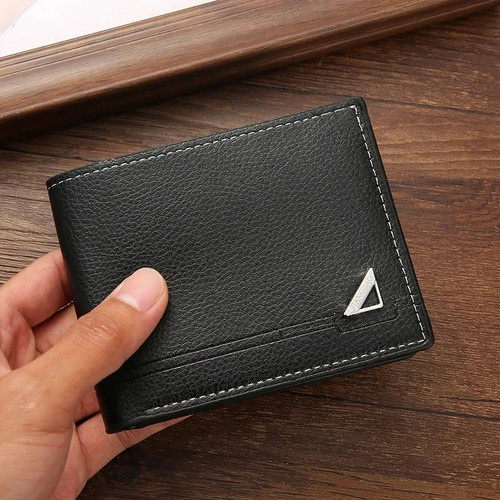 Men's Leather Soft Bifold Wallet Large Capacity Casual Card Holder Gift for Him